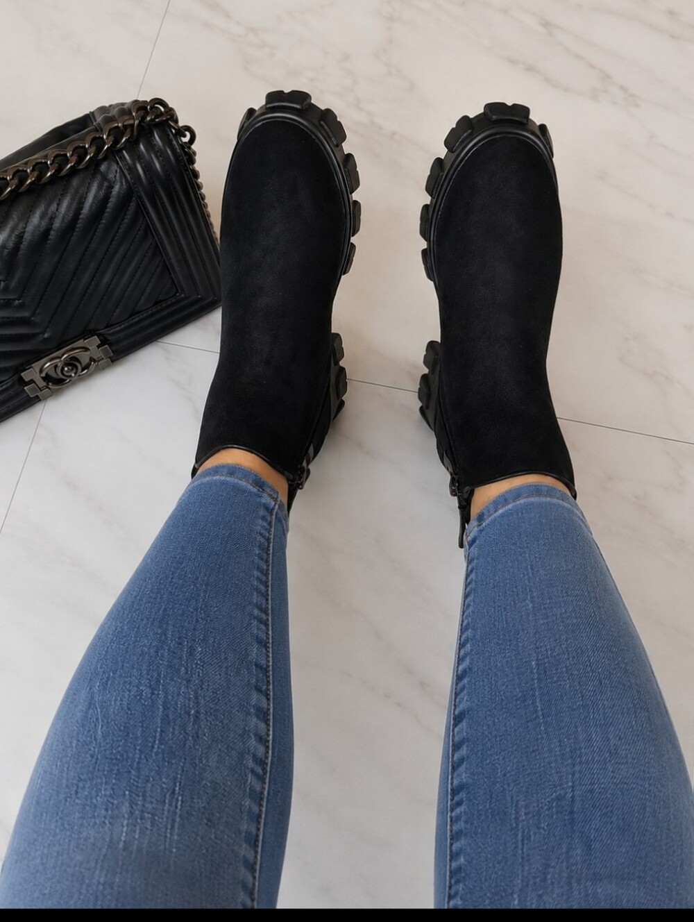 Combat boots Vegan Suede - Picture 6 of 8
